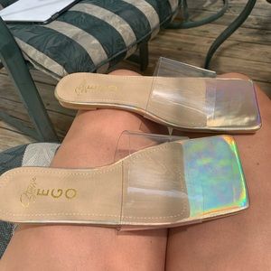 Gold EGO official slides/sandals
